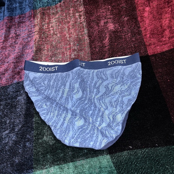 2xist Blue and Gray Briefs Modern Design - Picture 2 of 3
